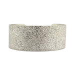 Jonathan McKinney - Acoma/Celtic - Contemporary Sterling Silver Bracelet with Textured Design, size 7.375