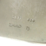 Jonathan McKinney - Acoma/Celtic - Contemporary Sterling Silver Bracelet with Textured Design, size 7.375