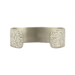 Jonathan McKinney - Acoma/Celtic - Contemporary Silver Bracelet with Textured Design, size 6.25