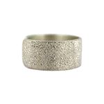 Jonathan McKinney - Acoma/Celtic - Contemporary Silver Bracelet with Textured Design, size 6.25