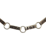 Joel Pajarito (b. 1984) - Santo Domingo (Kewa) - Contemporary Silver Hand-Stamped Chain, 19.25" length