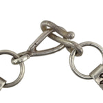 Joel Pajarito (b. 1984) - Santo Domingo (Kewa) - Contemporary Silver Hand-Stamped Chain, 19.25" length