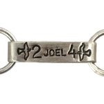Joel Pajarito (b. 1984) - Santo Domingo (Kewa) - Contemporary Silver Hand-Stamped Chain, 19.25" length
