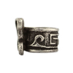 Noah Pajarito - Santo Domingo (Kewa) - Contemporary Silver Tufa Cast Butterfly Ring, size 5