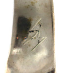 Alfred Seaweed (1949-2020) - Kwakiutl First Nations - Silver Engraved Spoon Pendant and French Hook Earrings Set c. 1990s