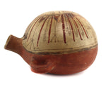Hopi Polacca Polychrome Canteen with Kachina Pictorial c. 1880s, 8" x 9.75" x 11.75"