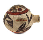 Laguna Polychrome Canteen c. 1900-10s, 3.5" x 4.25" x 4.5"