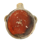 Laguna Polychrome Canteen c. 1900-10s, 3.5" x 4.25" x 4.5"