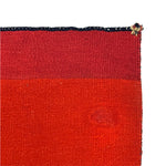 Navajo Late Classic Blanket with Raveled Bayeta and Indigo Dye c. 1870s, 70.5" x 50"