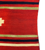 Navajo Late Classic Blanket with Raveled Bayeta and Indigo Dye c. 1870s, 70.5" x 50"