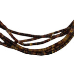 Santo Domingo (Kewa) - 6-Strand Pen Shell Heishi Necklace c. 1960s, 26" length
