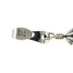 Kyle-Lee Anderson - Navajo - Contemporary Sterling Silver Beaded Bracelet, size 8.25 (J16007)