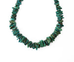 Navajo Turquoise Nugget Necklace c. 1960-70s, 25" length (J15007-011)