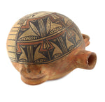 Nampeyo of Hano (1859-1942) - Hopi Polychrome Canteen with Kachina Pictorial c. 1880-1900s, 7.25" x 10.5" x 9.75"