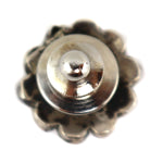 Zuni - Multi-Stone Inlay and Silver Pin with Sunface Kachina Design c. 1950-60s, 0.625" diameter