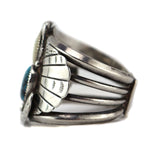 Navajo - Multi-Stone and Silver Bracelet with Leaf Design c. 1960s, size 6.25