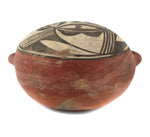 Zia Polychrome Canteen c. 1900s, 4.5" x 8" x 7.5"