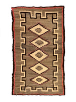 Navajo Ganado Rug c. 1920s, 73.75" x 44"