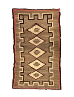 Navajo Ganado Rug c. 1920s, 73.75" x 44"