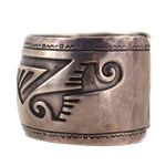 Hopi - Silver Overlay Bracelet c. 1940-50s, size 7