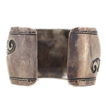 Hopi - Silver Overlay Bracelet c. 1940-50s, size 7