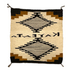 Navajo "Kayenta" Pictorial Rug c. 1940s, 29.5" x 28"