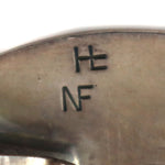 Nathan Fred Sr. and Hopi Crafts - Hopi - Sterling Silver Overlay Link Belt with Kachina Designs c. 1980s, 39.25" length