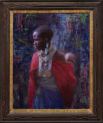 Susan Lyon - Maasai Mother and Baby - Elizabeth S. Daly Memorial Award American Impressionist Society 2024 Winner First Place Mondern Impressionist Magazine July/August 2025