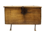 Spanish Colonial Wood Chest c. 1700s, 23.5" x 34.25" x 19.5"