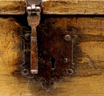 Spanish Colonial Wood Chest c. 1700s, 23.5" x 34.25" x 19.5"