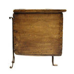 Spanish Colonial Wood Chest c. 1700s, 23.5" x 34.25" x 19.5"