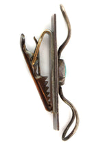Navajo - Turquoise and Silver Tie Pin c. 1950s, 2" x 0.5"