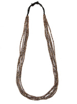 Santo Domingo (Kewa) - 6-Strand Heishi Necklace c. 1970s, 28.5" length
