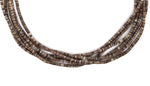 Santo Domingo (Kewa) - 6-Strand Heishi Necklace c. 1970s, 28.5" length