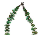 Santo Domingo (Kewa) - Turquoise Nugget and Clamshell Heishi Necklace c. 1960s, 26" length