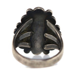 Navajo - Turquoise and Silver Ring c. 1950s, size 6.25
