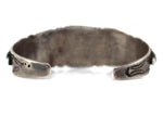 Navajo - Turquoise and Silver Bracelet c. 1910-20s, size 6.75