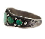 Navajo - Turquoise and Silver Bracelet c. 1910-20s, size 6.75