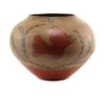 Zia Polychrome Jar with Rainbird Design c. 1910-20s, 12" x 15.5"