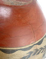 Zia Polychrome Jar with Rainbird Design c. 1910-20s, 12" x 15.5"