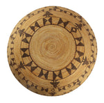 Yokuts Polychrome Friendship Basket c. 1900-20s, 9" x 21"