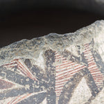 Zuni Polychrome Jar with Heartline Deer Design c. 1860s, 9.5" x 14"