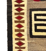 Navajo Crystal Rug with Valero Stars c. 1920s, 79.5" x 45.5"