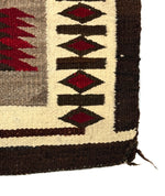 Navajo Crystal Rug with Valero Stars c. 1920s, 79.5" x 45.5"