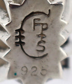 Sam Patania - "Grand Cathedral Earrings" Smoky Quartz and Sterling Silver French Hook Earrings, 1.5" x 0.625"