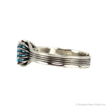 Sam Patania - "Grand Cathedral Cuff" Sky Blue Topaz and Sterling Silver Bracelet, size 6.5