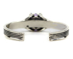 Sam Patania - "Grand Cathedral Cuff" Amethyst and Sterling Silver Bracelet, size 6.25
