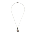 Sam Patania - "Grand Cathedral Pendant" Smoky Quartz and Sterling Silver Necklace, 18" length