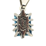 Sam Patania - "Grand Cathedral Pendant" Sky Blue Topaz and Sterling Silver Necklace, 18" length