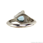 Sam Patania - "Brilliant Trillion Ring" Sky Blue Topaz and Sterling Silver Ring, size 6.25